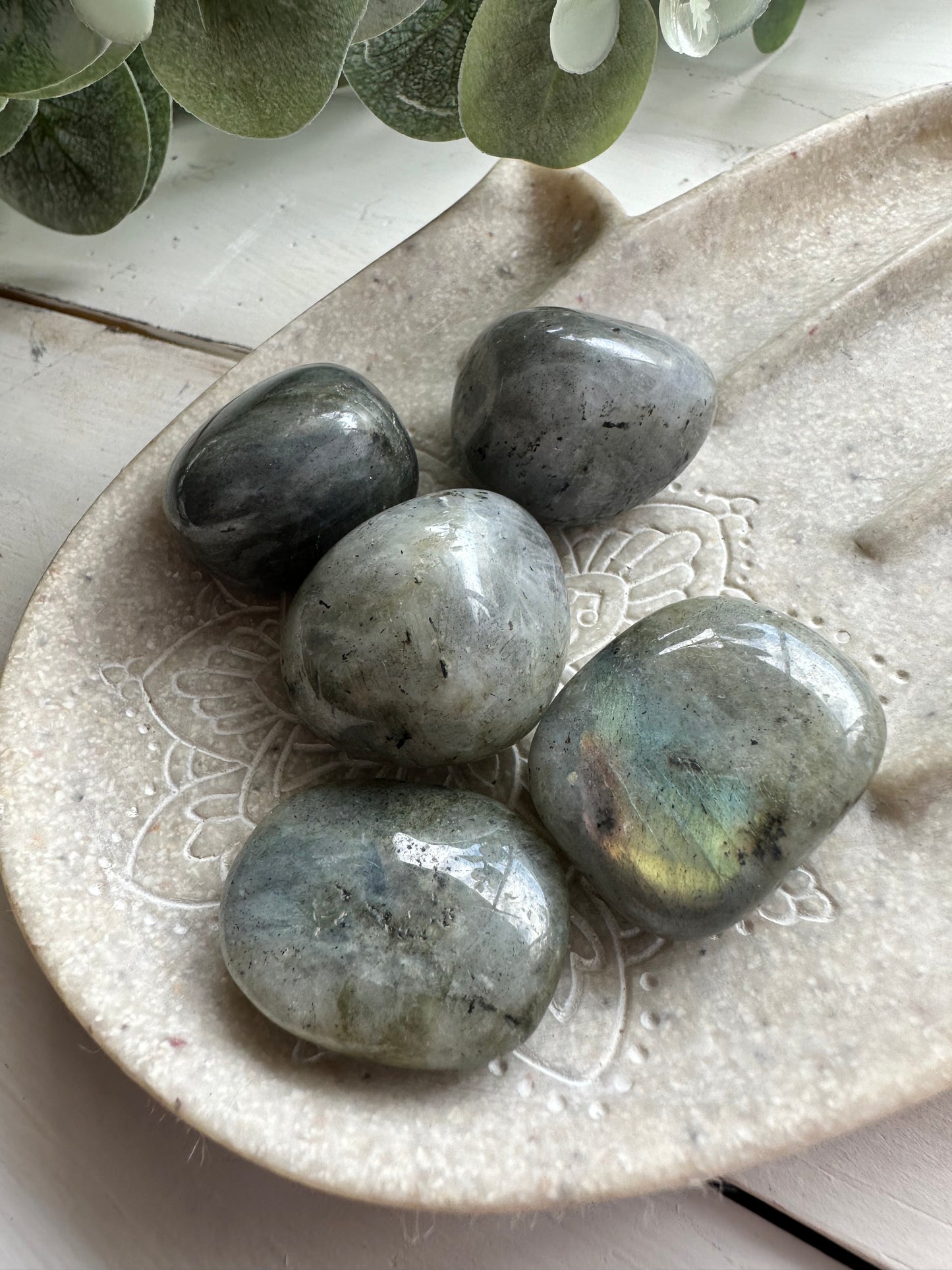 Labradorite Tumble ~ Physic Abilities ~ Protection ~ Balances