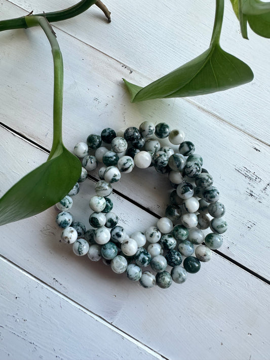 Moss Agate Bracelets