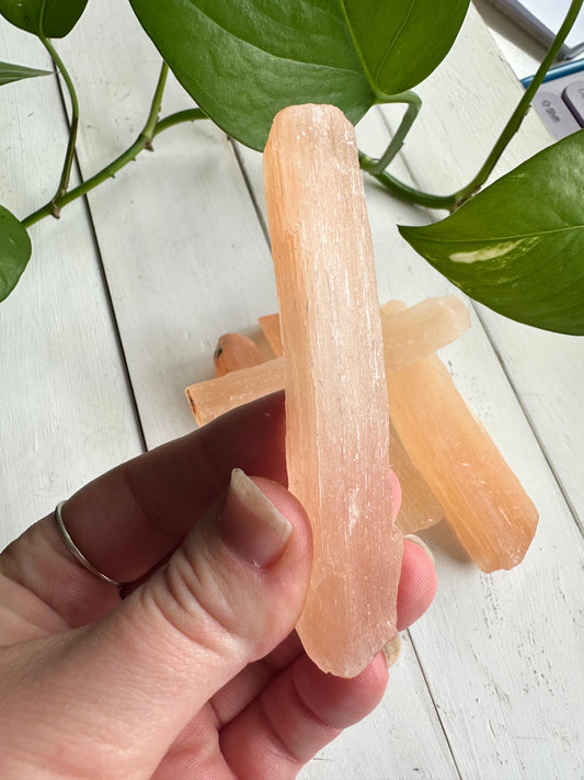 Peach Selenite