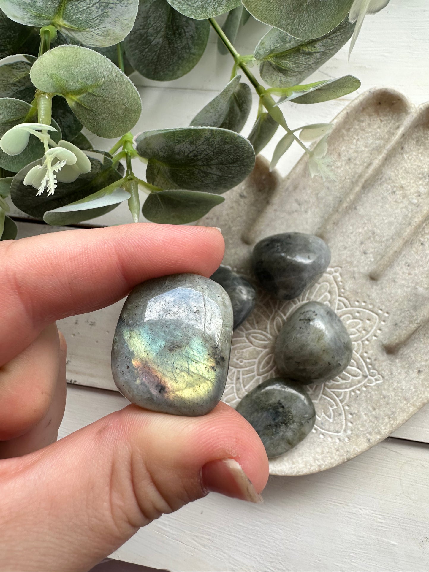 Labradorite Tumble ~ Physic Abilities ~ Protection ~ Balances