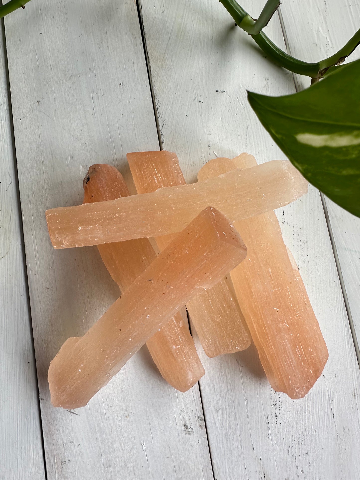 Peach Selenite