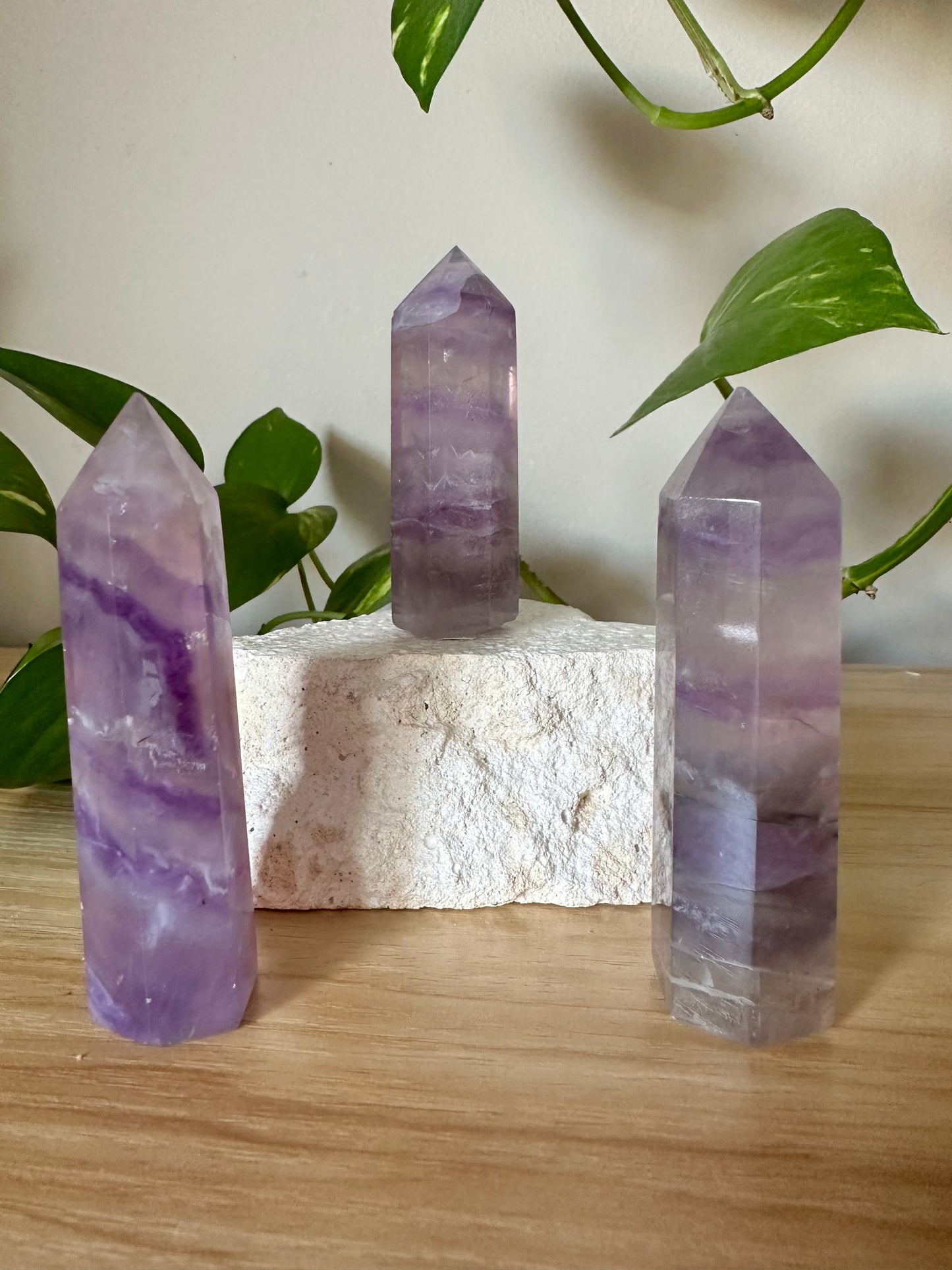 Purple Fluorite Towers