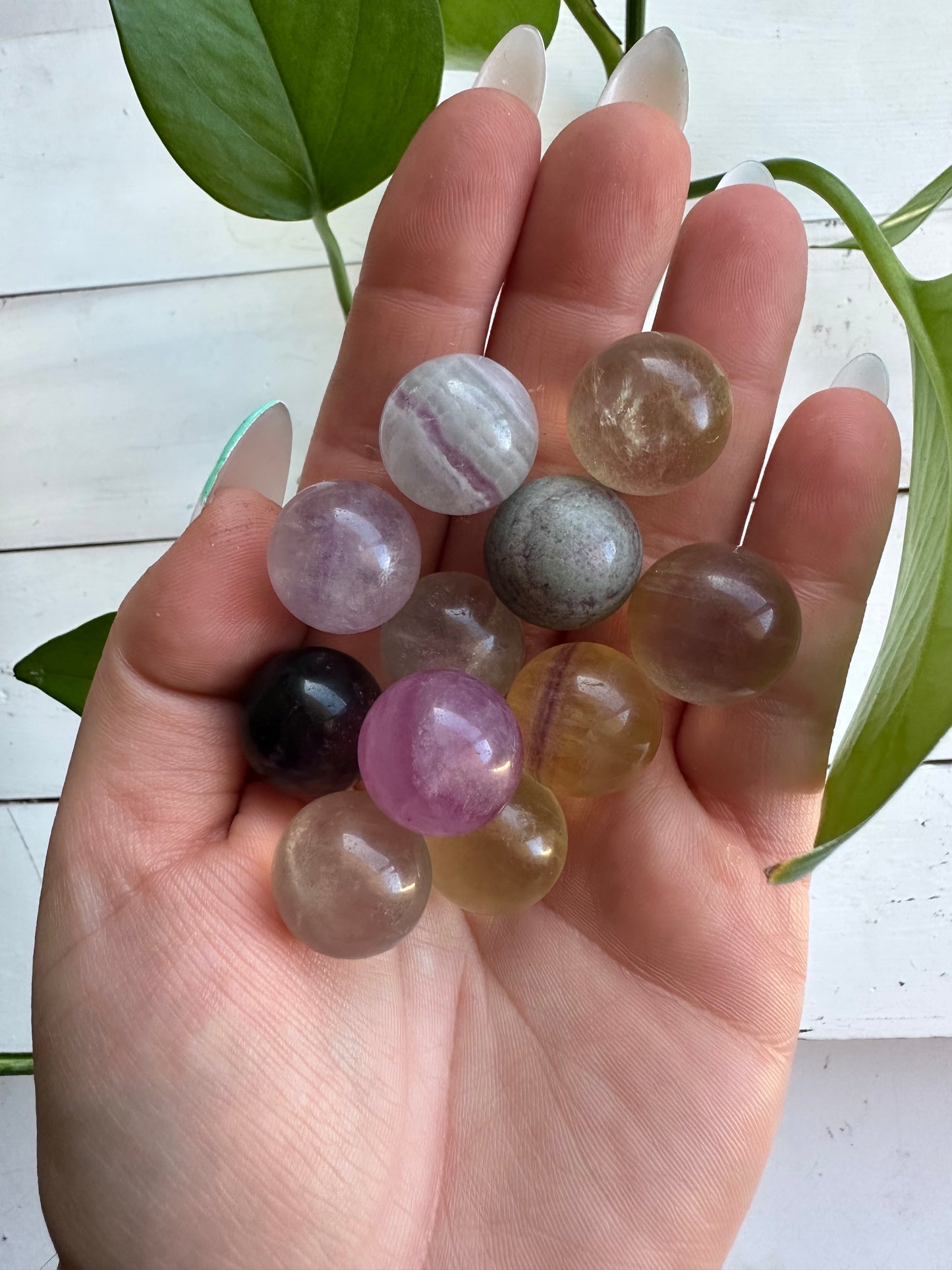 Mini Candy Fluorite Spheres