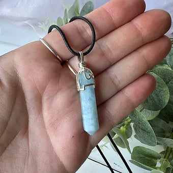 Amazonite Pendant ~ Balance ~ Communication ~ Clarity ~ Honour Your Truth