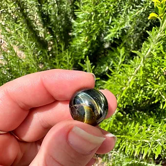 Tiger's Eye Mini Spheres ~ Clarity ~ Protection ~ Inner Power