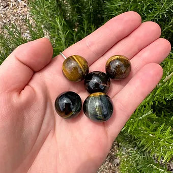 Tiger's Eye Mini Spheres ~ Clarity ~ Protection ~ Inner Power