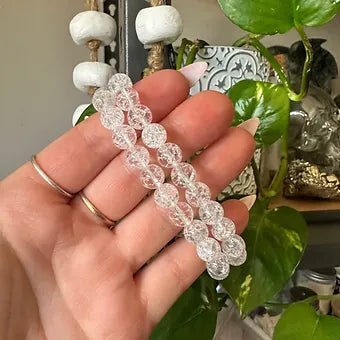 Crackle Quartz Bracelet ~ Balance ~ Strength ~ Enlightenment!