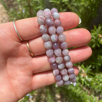 Lepidolite With Pink Tourmaline Bracelet ~ Healing ~ Nurturing ~ Awareness ~ Tranquillity