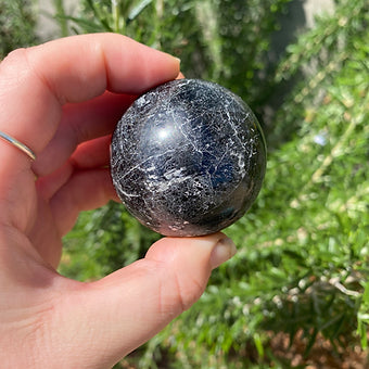 Black Tourmaline Spheres ~ Balanced ~ Inner Power ~ Grounding ~ Protection