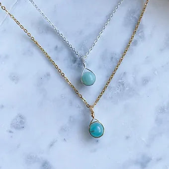 Amazonite Necklace ~ Balance ~ Communication ~ Clarity ~ Honour Your Truth