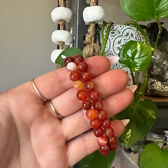 Carnelian Bracelet ~ Motivation ~ Grounding ~ Clarity