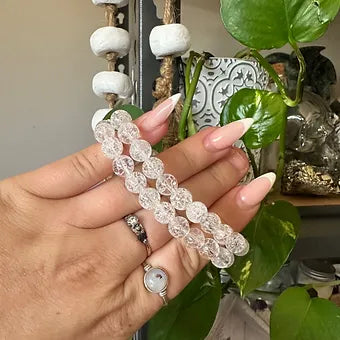 Crackle Quartz Bracelet ~ Balance ~ Strength ~ Enlightenment!