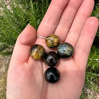 Tiger's Eye Mini Spheres ~ Clarity ~ Protection ~ Inner Power