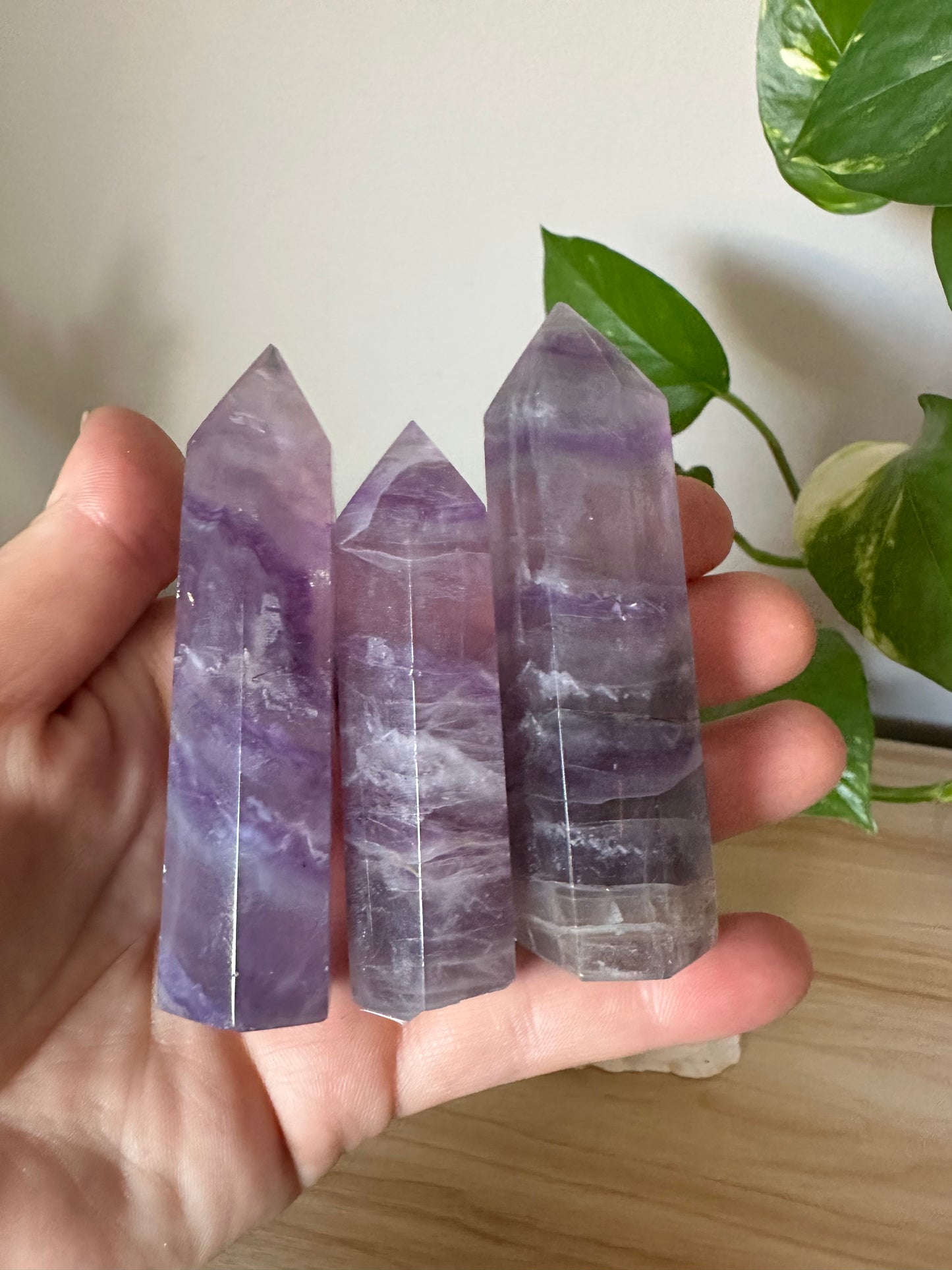 Purple Fluorite Towers