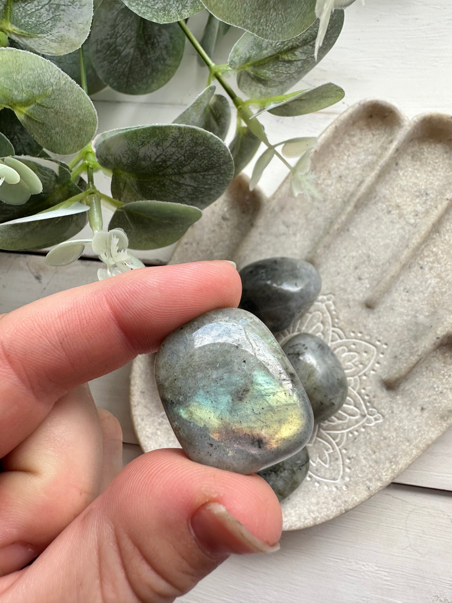 Labradorite Tumble ~ Physic Abilities ~ Protection ~ Balances