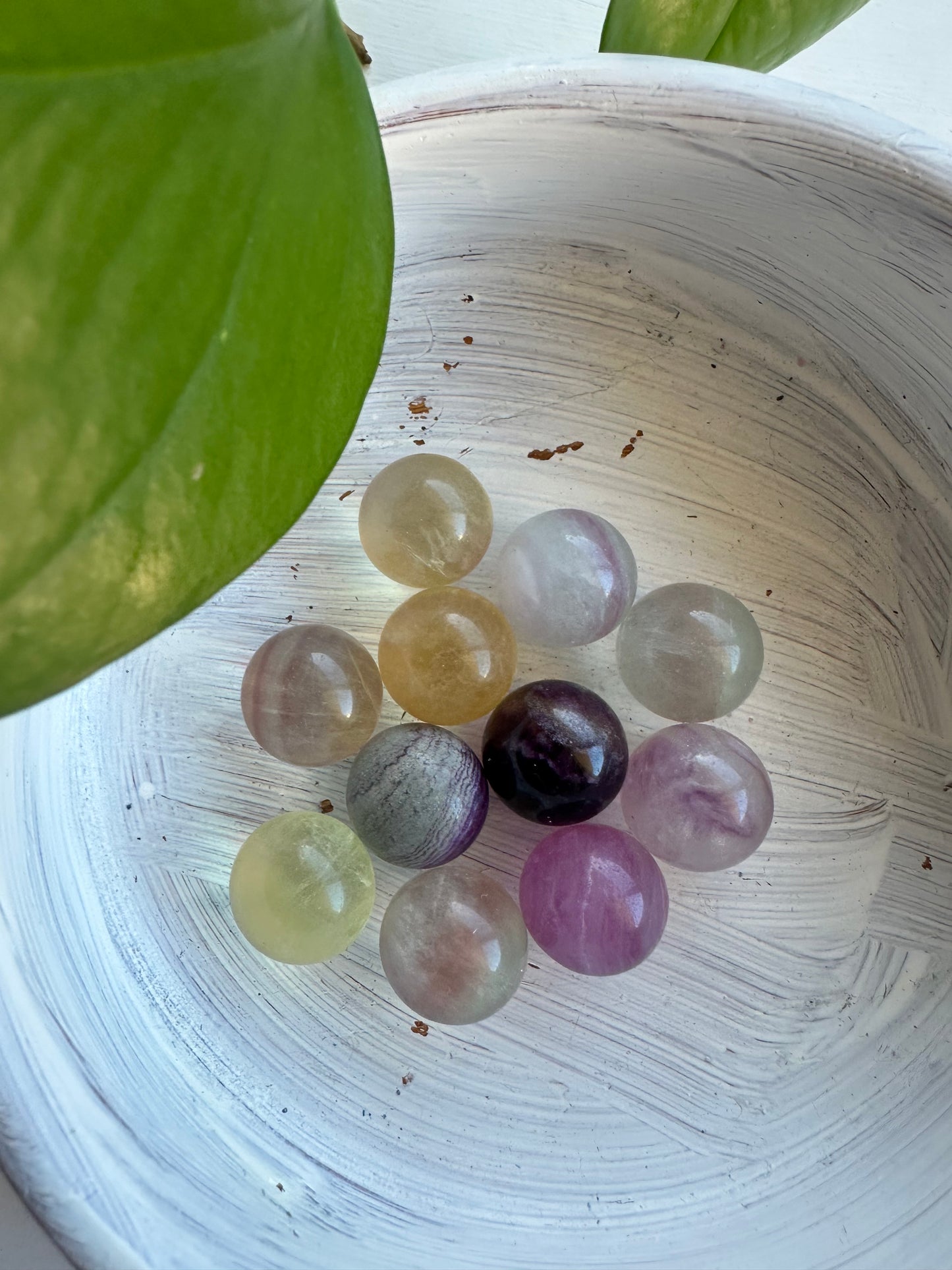 Mini Candy Fluorite Spheres