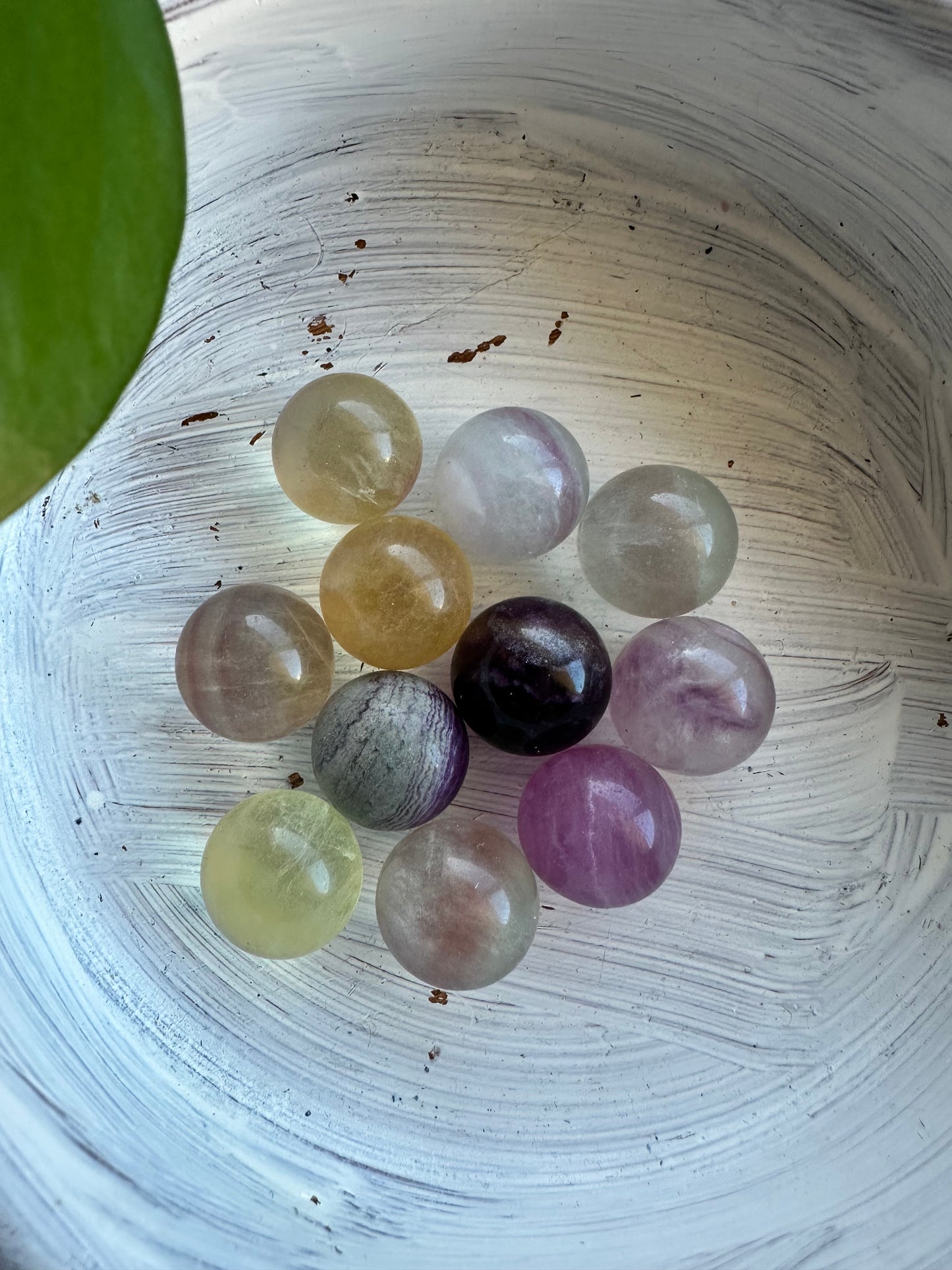 Mini Candy Fluorite Spheres