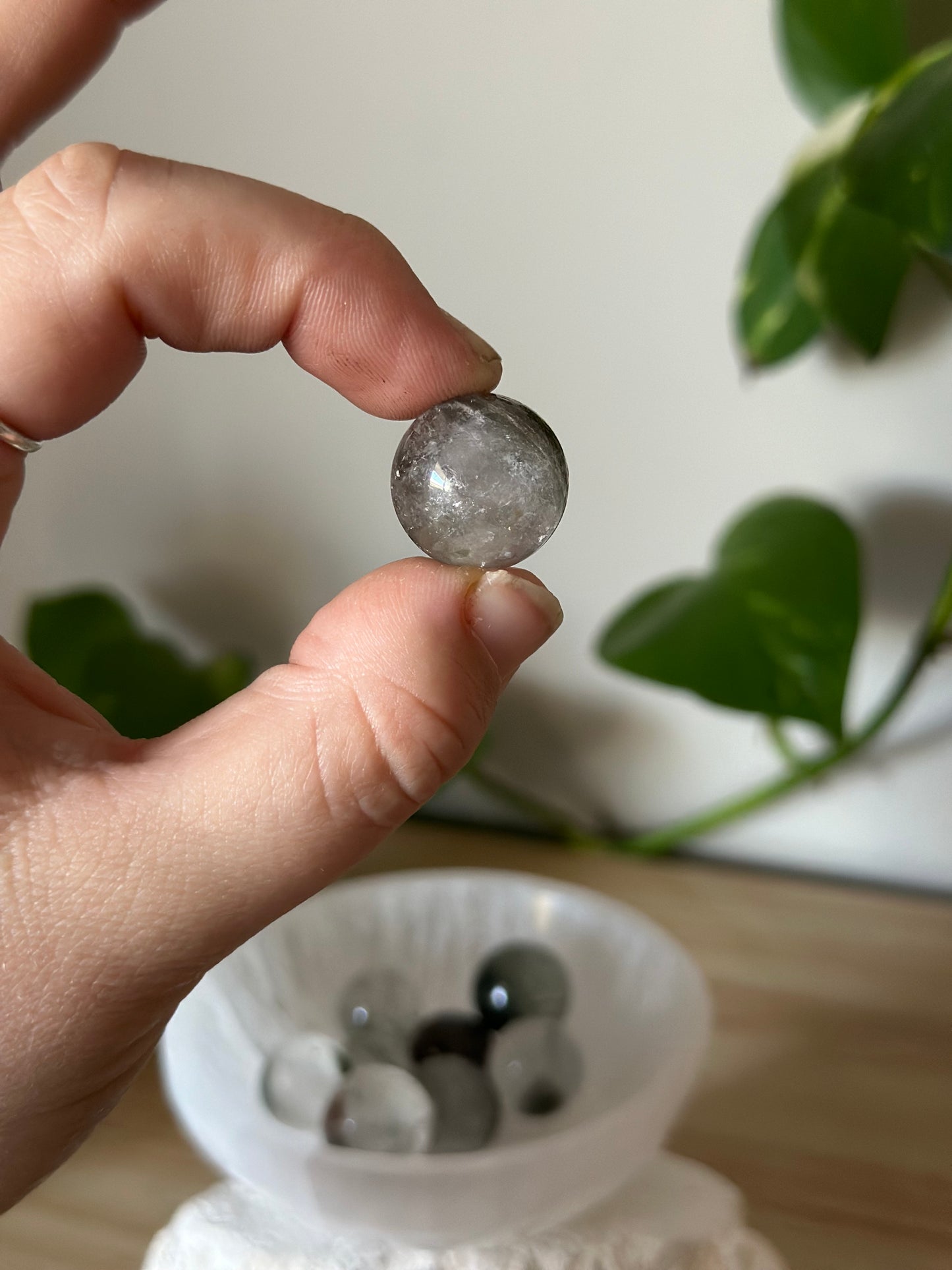 Mini Garden Quartz Spheres ~ Grounding ~ Positivity ~ Clarity