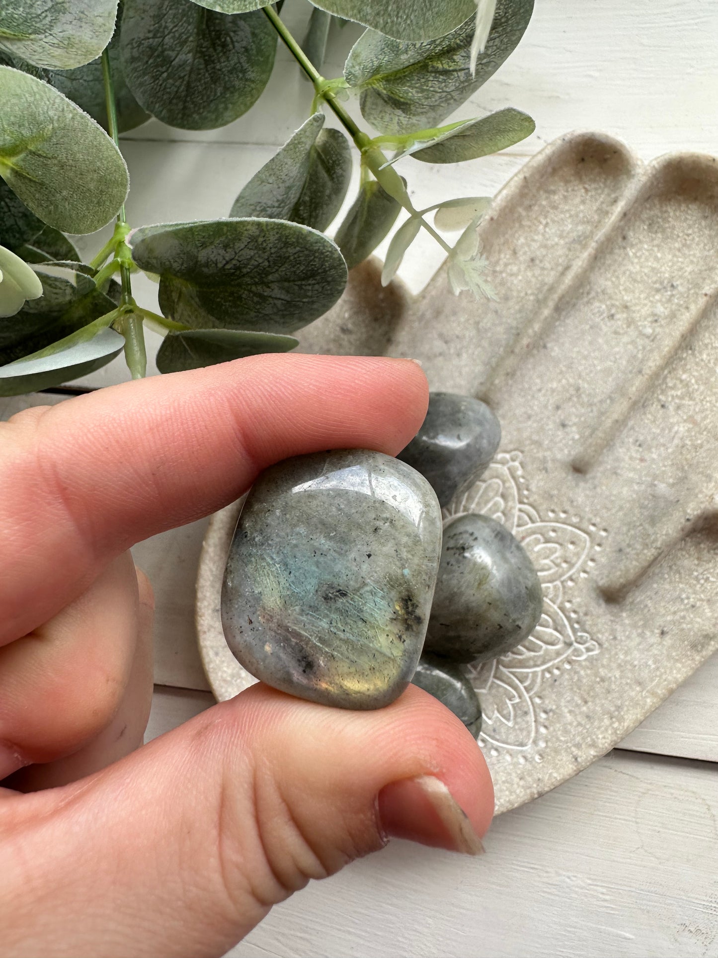 Labradorite Tumble ~ Physic Abilities ~ Protection ~ Balances