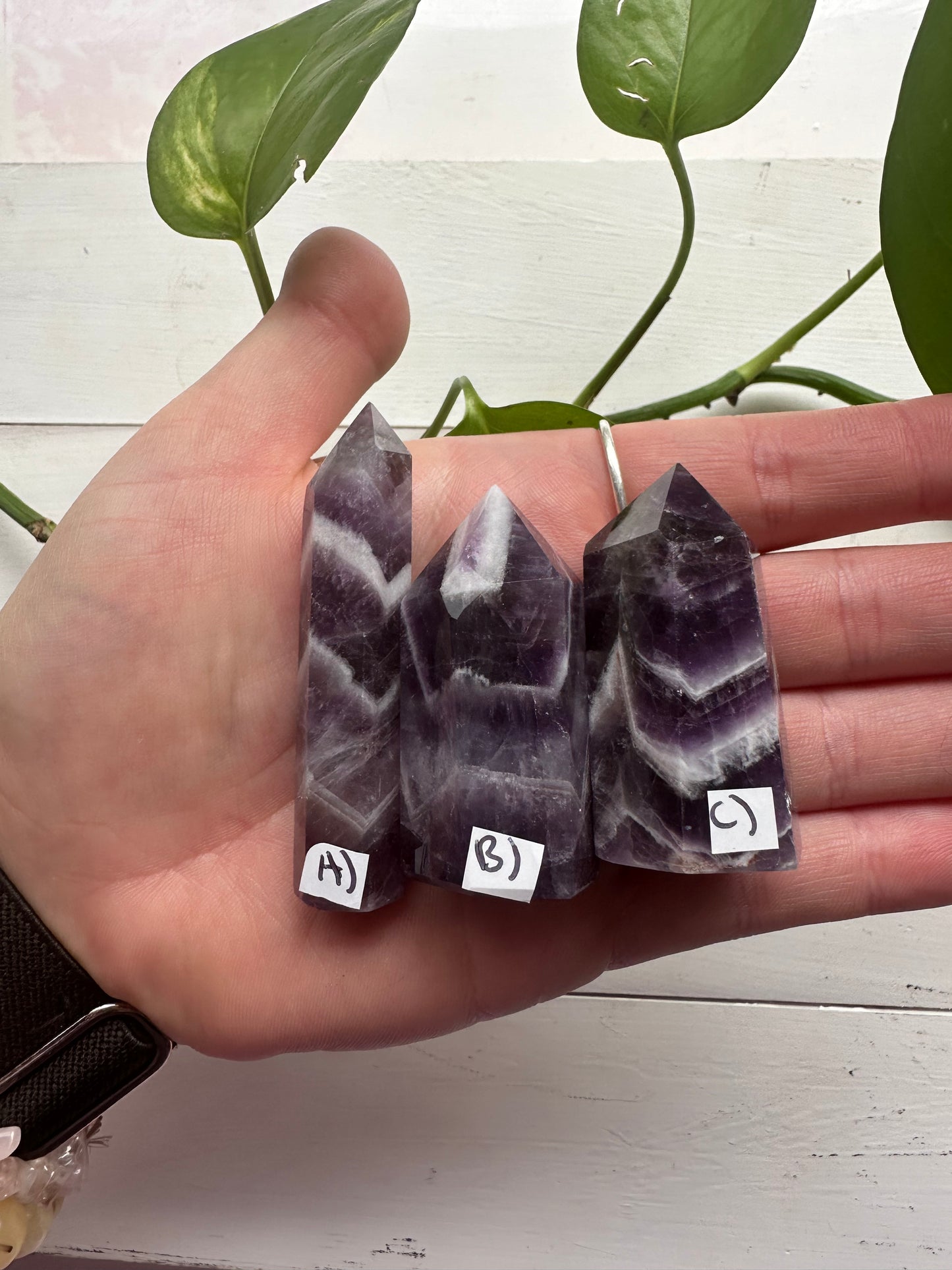 Chevron Amethyst Towers ~ Peace ~ Serenity ~ Relaxation ~ Self Discovery