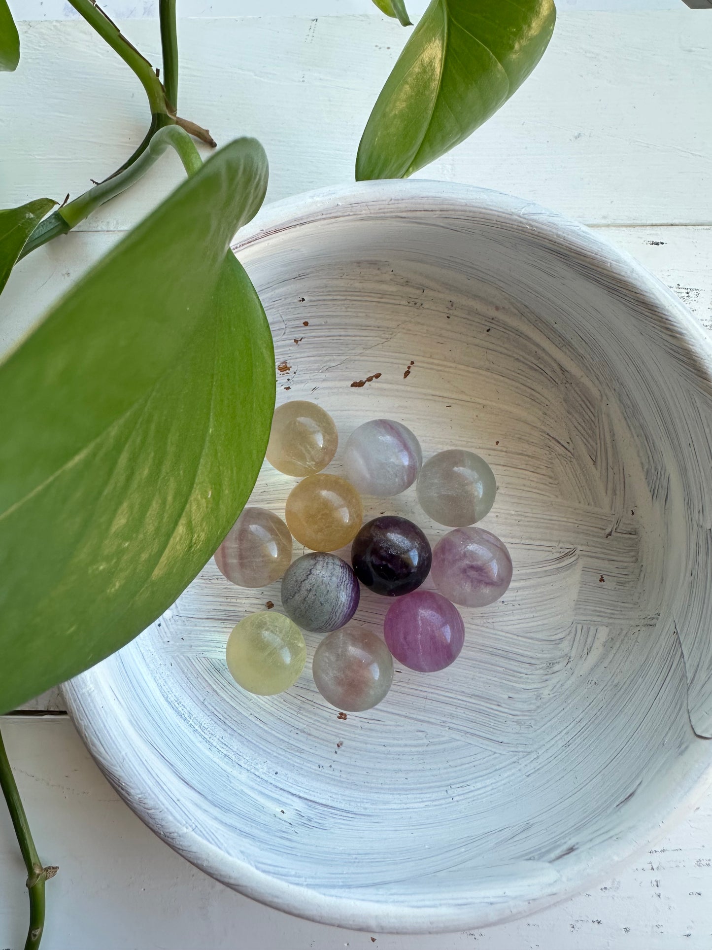 Mini Candy Fluorite Spheres