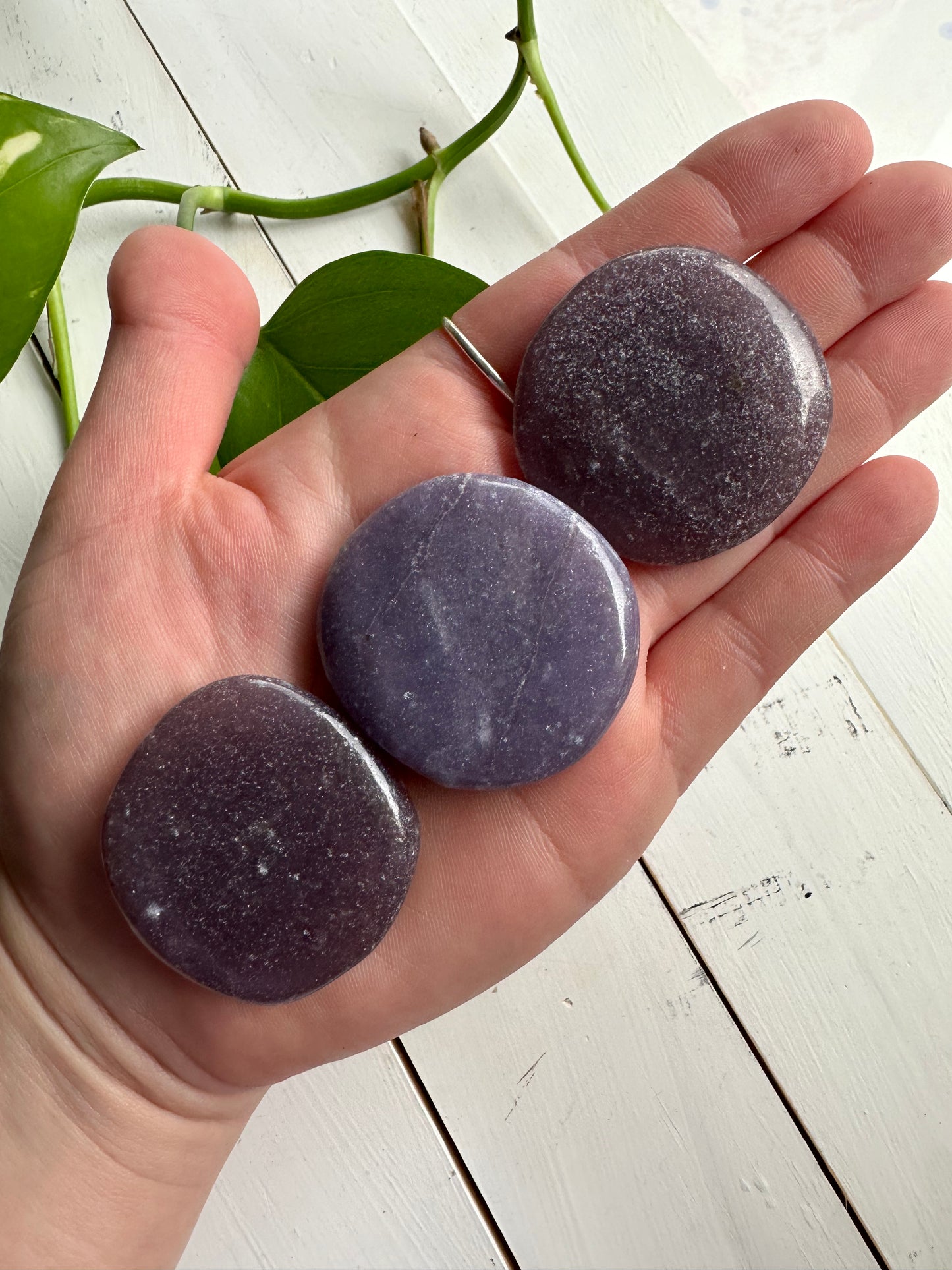 Lepidolite Palms ~ Awareness - Tranquillity - Focus