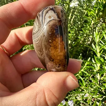 Sardonyx Palms ~ Grounding ~ Motivation ~ Strength