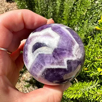 Chevron Amethyst Spheres ~ Peace ~ Serenity ~ Relaxation ~ Self Discovery