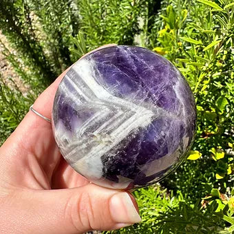 Chevron Amethyst Spheres ~ Peace ~ Serenity ~ Relaxation ~ Self Discovery