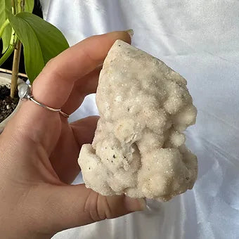 Indonesian Druzy Quartz on Chalcedony Cluster ~ Connection - Higher consciousness - Balance