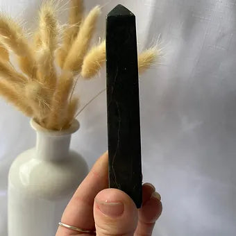 Nephrite Jade Obelisk ~ Inner Peace ~ Balance ~ Harmony ~ Abundance