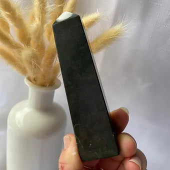 Nephrite Jade Obelisk ~ Inner Peace ~ Balance ~ Harmony ~ Abundance