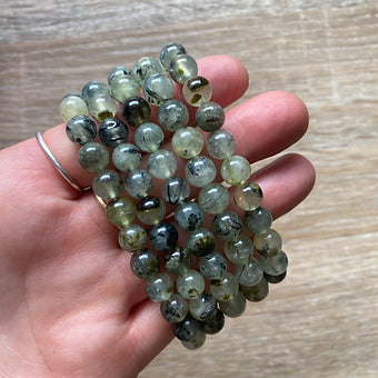 Prehnite Bracelet ~ Improve Intuition | Unconditional Love | Inner Knowing