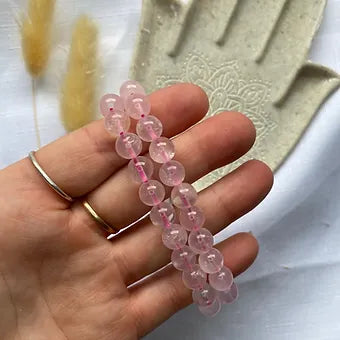 Rose Quartz Bracelet ~ Unconditional Love - Self Love - Forgiveness ~ Empathy