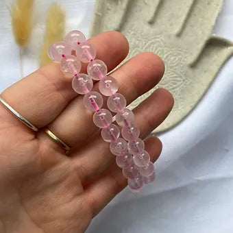 Rose Quartz Bracelet ~ Unconditional Love - Self Love - Forgiveness ~ Empathy