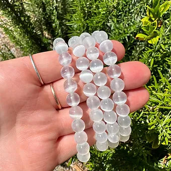 Selenite Bracelets ~ Clarity of Mind ~ Angelic Consciousness ~ Cleanser ~