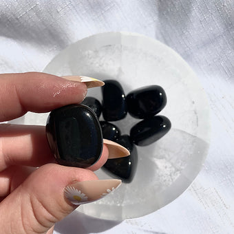 Black Tourmaline Tumbles ~ Balancing ~ Shielding ~ Protective