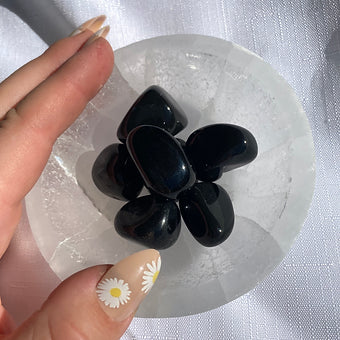 Black Tourmaline Tumbles ~ Balancing ~ Shielding ~ Protective